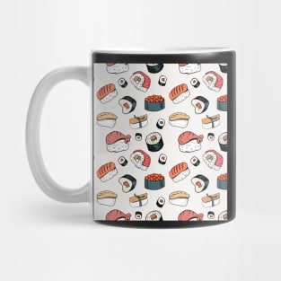 Randomized Sushi Patterns Mug